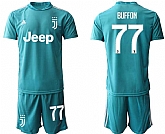 2020-21 Juventus 77 BUFFON Blue Goalkeeper Soccer Jersey,baseball caps,new era cap wholesale,wholesale hats